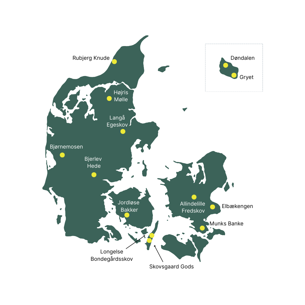 Tag op besøg i et vores mange dejlige naturområder
