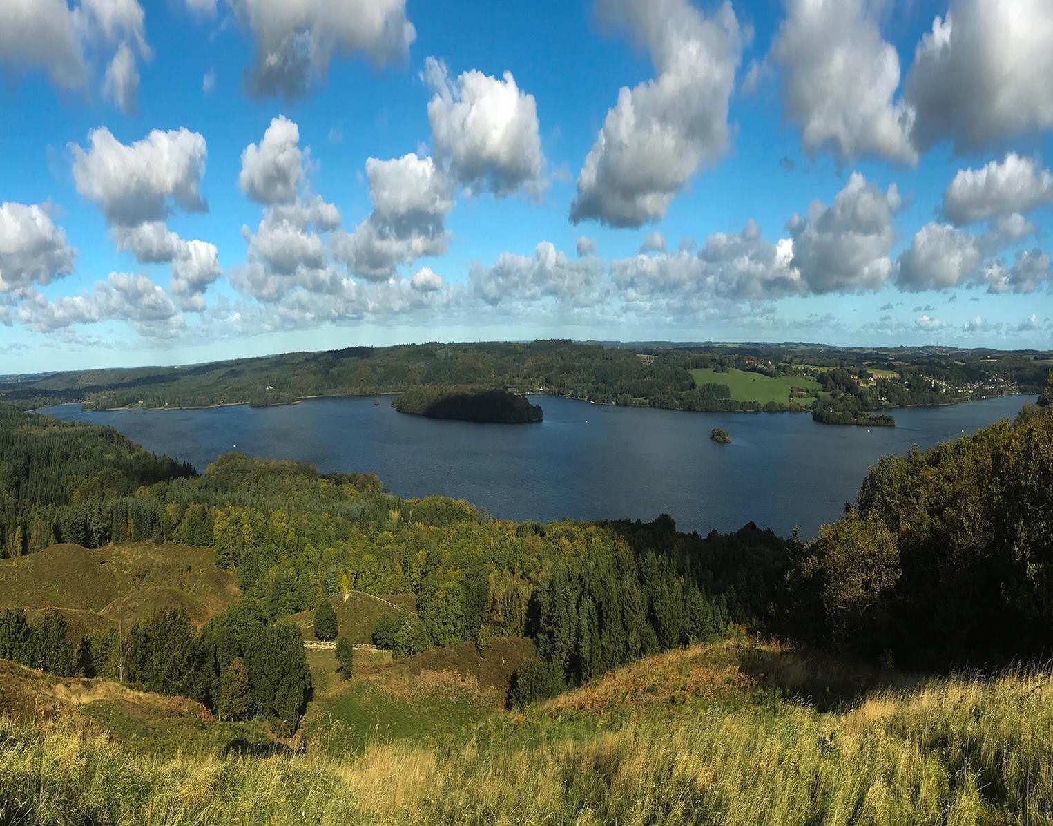 Udsigt over Julsø fra himmelbjerget